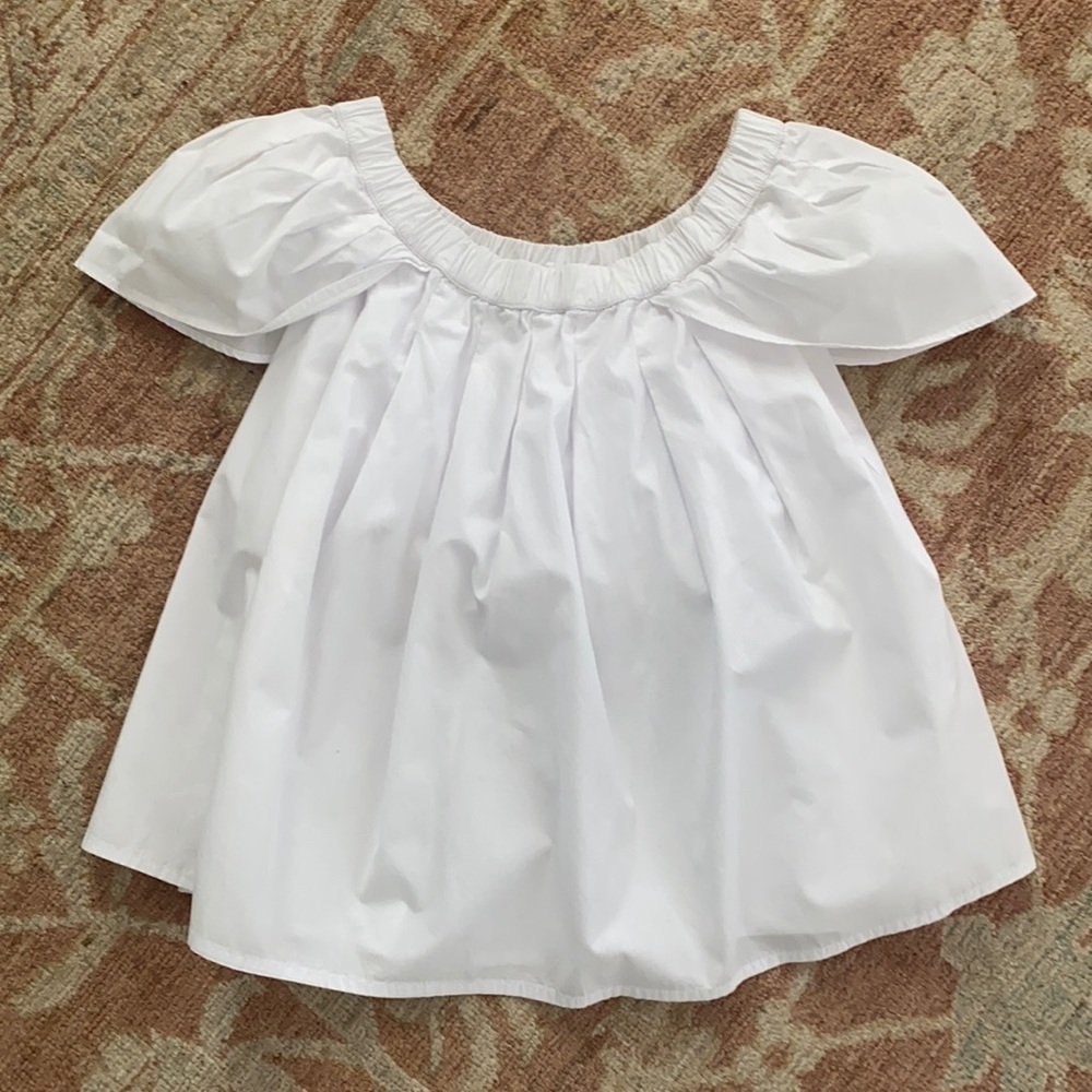 MLM cotton poplin off the shoulder top